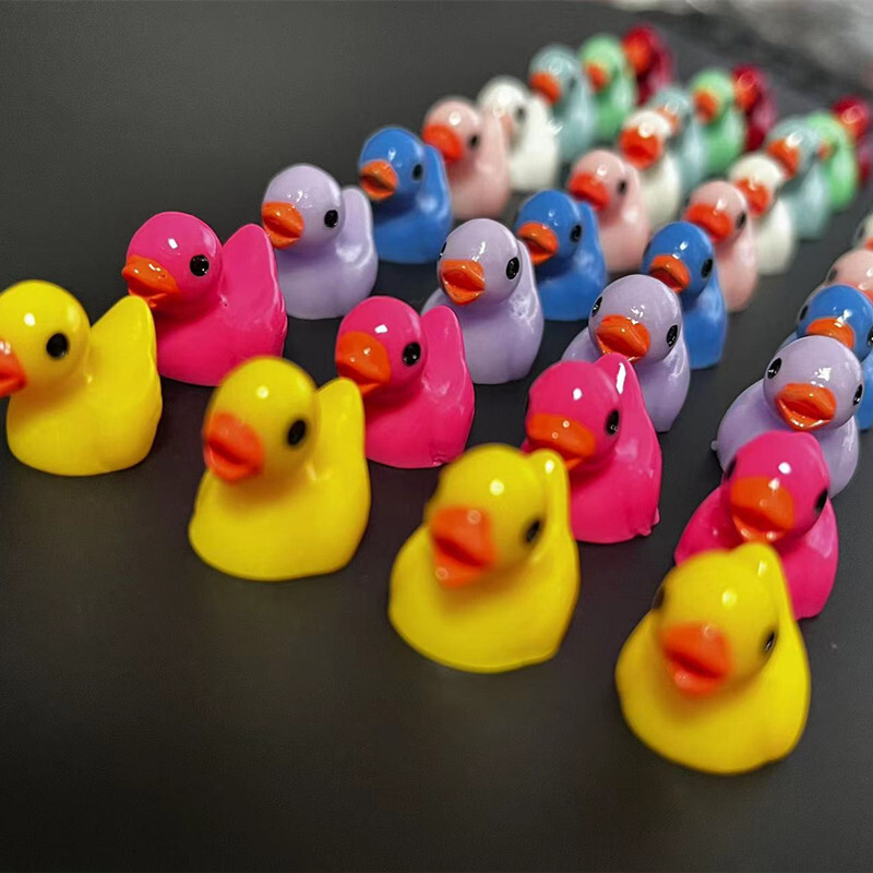 30-70 τμχ Mini Ducks Διακόσμηση σπιτιού Πολύχρωμη Ρητίνη Πάπια Διακόσμηση σπιτιού Αξεσουάρ Χαριτωμένα Micro Animals Micro Διακόσμηση Fairy Garden