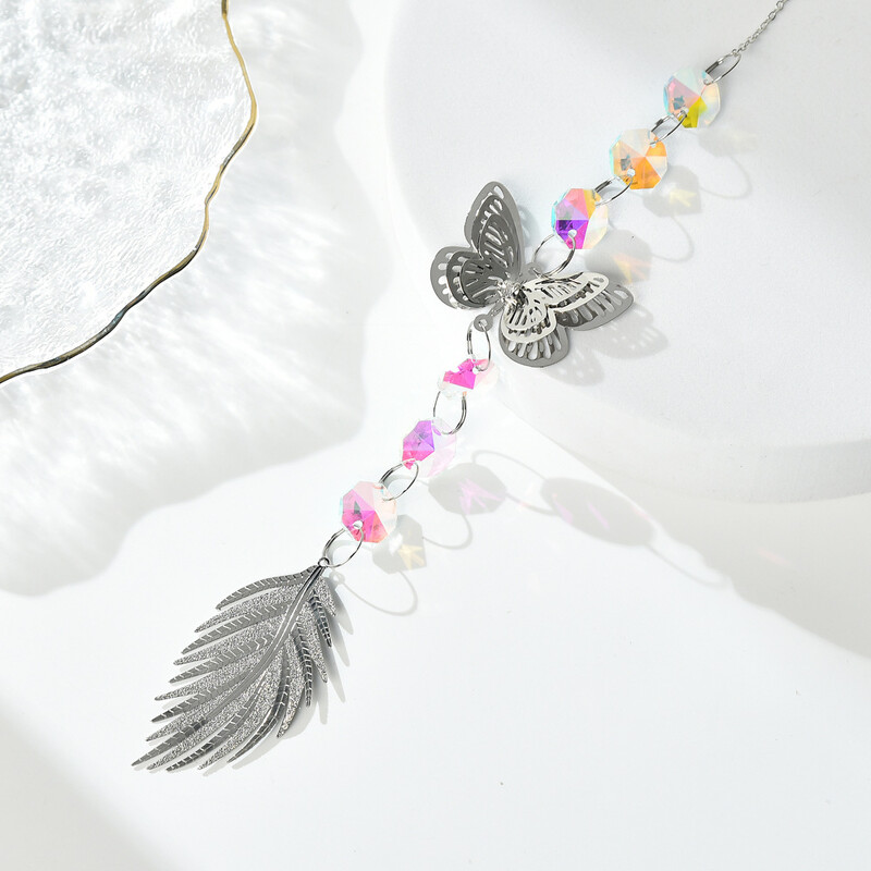 Hummingbird Sun catcher Κρεμαστό Κομψό πουλί μινιμαλιστικό Στολίδι τοίχου κρεβατοκάμαρας για Family Friends Kids Gift Sun catcher