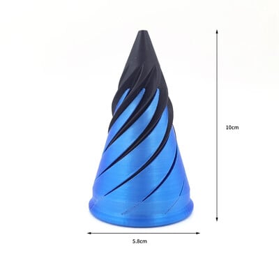 2024. aasta võimatu püramiidi läbipääsuskulptuur 3D-prinditud spiraaliga koonusega dekompressiooniga dekoratiivsed kaunistused