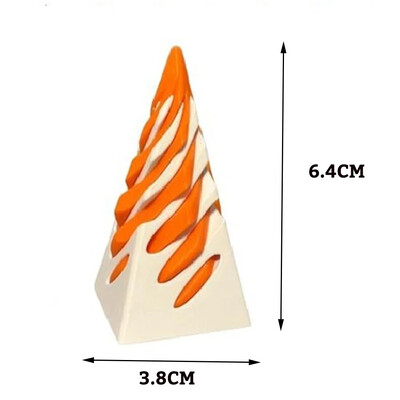 2024. aasta võimatu püramiidi läbipääsuskulptuur 3D-prinditud spiraaliga koonusega dekompressiooniga dekoratiivsed kaunistused