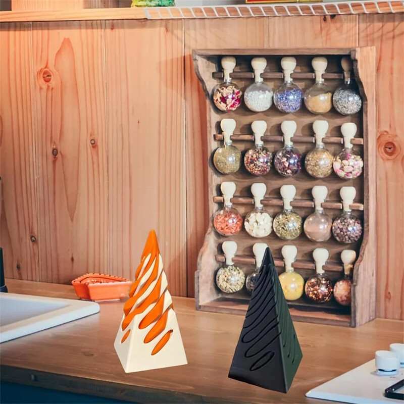 2024. aasta võimatu püramiidi läbipääsuskulptuur 3D-prinditud spiraaliga koonusega dekompressiooniga dekoratiivsed kaunistused