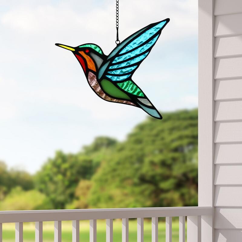 Linnupäikesepüüdja peitsitud linnupäikesepüüdja koduaia peokaunistus Õues aia päikesepüüdja koolibri armastajatele aken