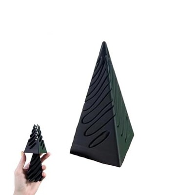 Impossible Pyramid Passthrough Sculpture Τρισδιάστατο εκτυπωμένο σπειροειδή κωνικό συνδυασμό παιχνιδιών Αιγυπτιακή πυραμίδα Επίδειξη επιτραπέζιου αγάλματος Deco