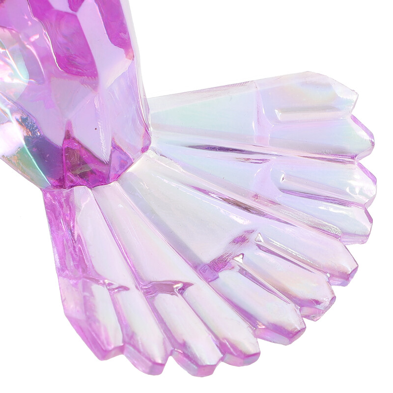 3 tk akrüülist koolibri kaunistused rippuvad sillerdavad läbipaistvad koolibri ripatsid kristalllinnu päikesepüüdja aknakaunistusega mälestusmärk