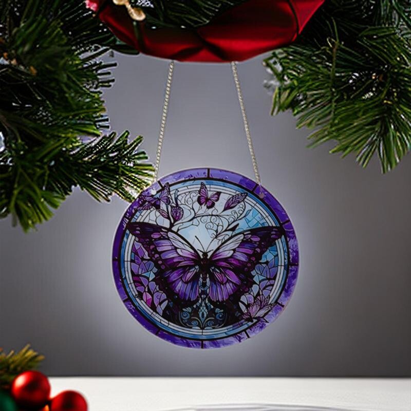 Creative Butterfly Suncatchers For Windows Πολύχρωμα Dragonfly Butterfly Decor windows Βιτρώ Διακοσμητικά Suncatchers