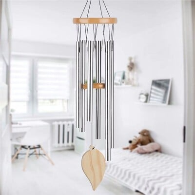 Good Luck Wind Chimes, 6 Tubes μενταγιόν καμπάνα για διακόσμηση σπιτιού, καθαρός και κομψός ήχος, κατάλληλο για εσωτερική και εξωτερική χρήση