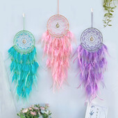 Dream Catcher Χειροποίητα Κρεμαστά Στολίδια Διακόσμηση σαλονιού Υπνοδωμάτιο Wind Chimes Δώρα γενεθλίων για τις γιορτές Χειροτεχνίες αξεσουάρ σπιτιού