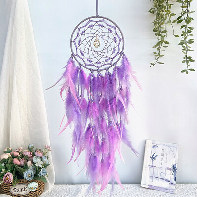Dream Catcher Χειροποίητα Κρεμαστά Στολίδια Διακόσμηση σαλονιού Υπνοδωμάτιο Wind Chimes Δώρα γενεθλίων για τις γιορτές Χειροτεχνίες αξεσουάρ σπιτιού