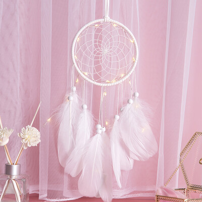 Kodukaunistamise tüdruku südametoa ripats lihtne unenäopüüdja väike öövalgusti käsitsi valmistatud armas sünnipäevakingitus Pulmakaunistus