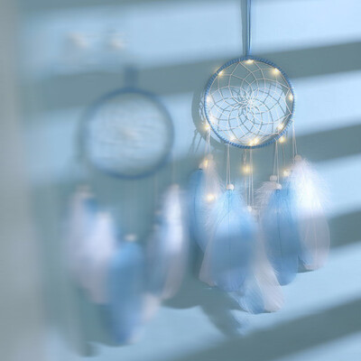 Kodukaunistamise tüdruku südametoa ripats lihtne unenäopüüdja väike öövalgusti käsitsi valmistatud armas sünnipäevakingitus Pulmakaunistus