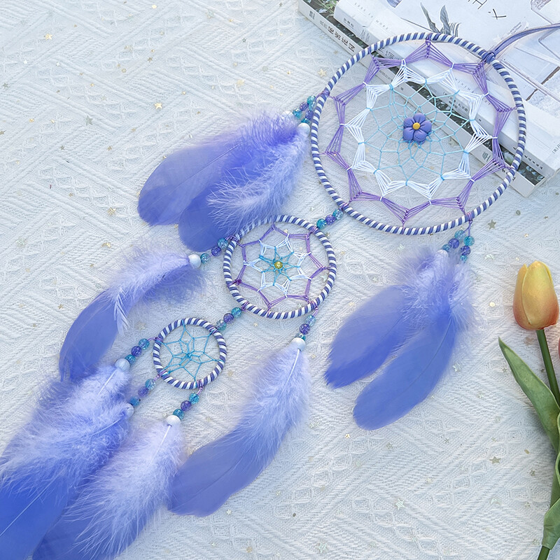 Dream Catcher Χειροποίητο Wind Chime Σαλόνι Υπνοδωμάτιο Κρεμαστό Στολίδι Κρεμαστό τοίχου Διακόσμηση σπιτιού Dreamcatcher Festival Gifts