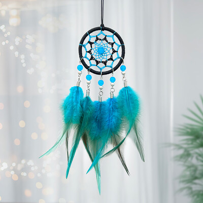 Dream Catcher Hand-woven Feather Wind Chime Creative Car μενταγιόν κρεβατοκάμαρα τοίχου κρεμαστό Φεστιβάλ Δώρο Διακόσμηση σπιτιού Χειροτεχνίες