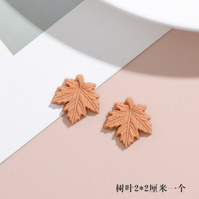 20 τμχ Star Heart Shape Maple Leaf Resin Cabochon for Cake Topper Accessories DIY Hair Clip Decorating Crafts
