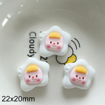 10 tk erinevat munasarja vaigust lameda seljaga kabošonid juuksenõelade albumi tegemiseks DIY ehted käsitöökaunistuste tarvikud