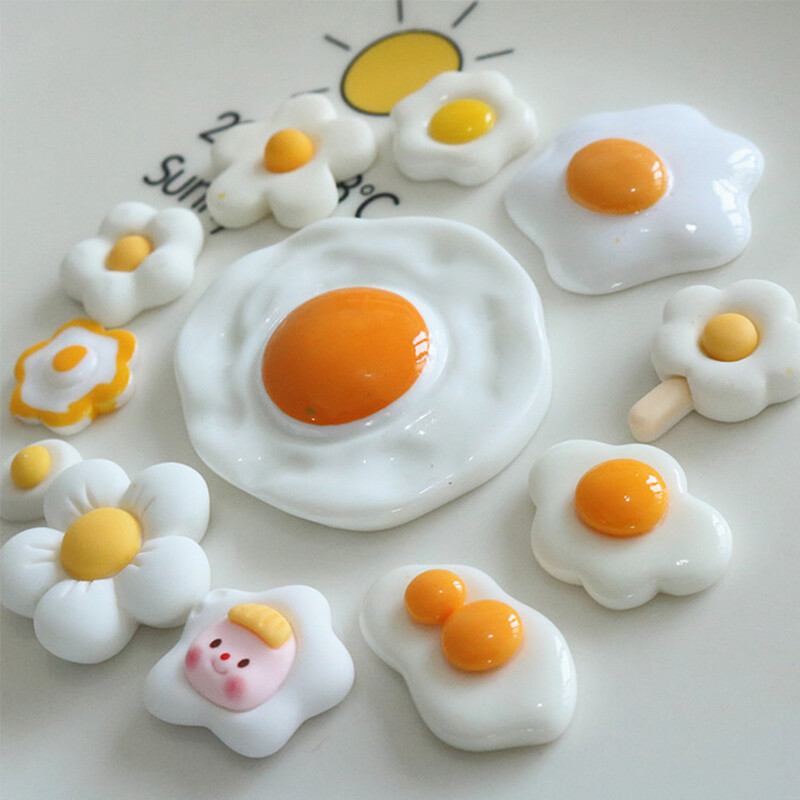 10 tk erinevat munasarja vaigust lameda seljaga kabošonid juuksenõelade albumi tegemiseks DIY ehted käsitöökaunistuste tarvikud