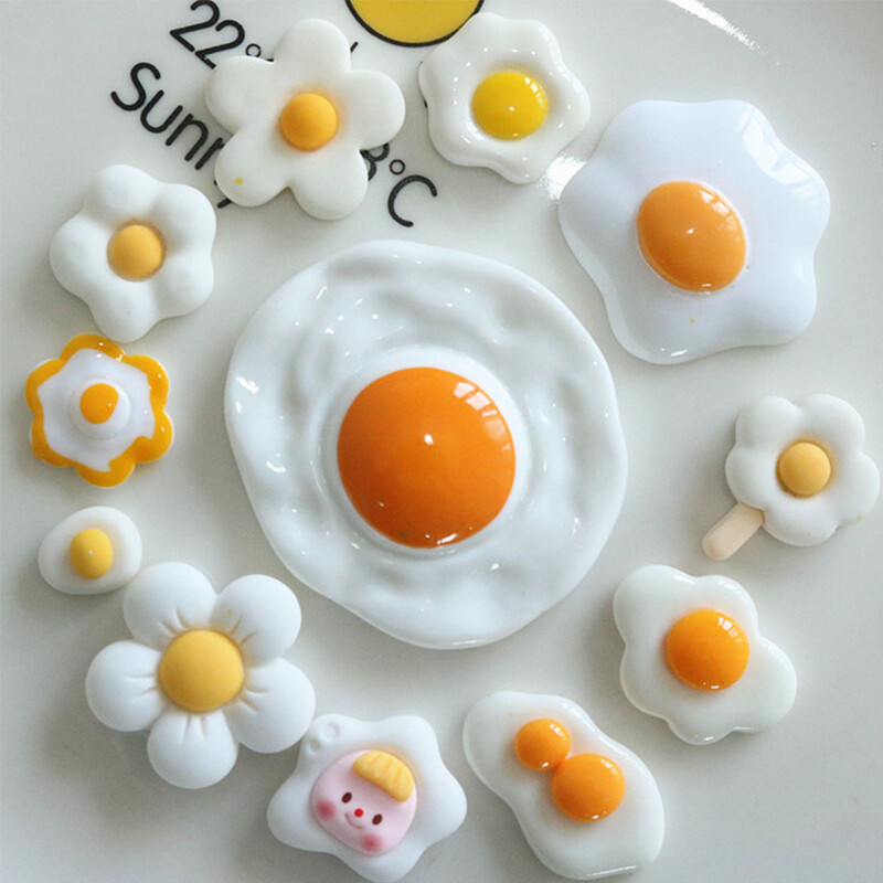 10 tk erinevat munasarja vaigust lameda seljaga kabošonid juuksenõelade albumi tegemiseks DIY ehted käsitöökaunistuste tarvikud