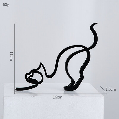 kodukaunistusesemed kawaii tubaKassi ornament Kingitus Töölaud Kunstisisustus Lihtne Metal Koer skulptuur kirjutuslaud kontoritarvikud Armas