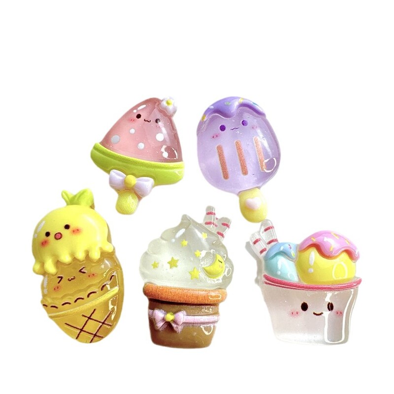 20 tk helendavad armsad pulgakommid, lameda seljaga vaigust kabošoni kaunistused scrapbooking DIY ehete valmistamiseks nukumaja tarvikud