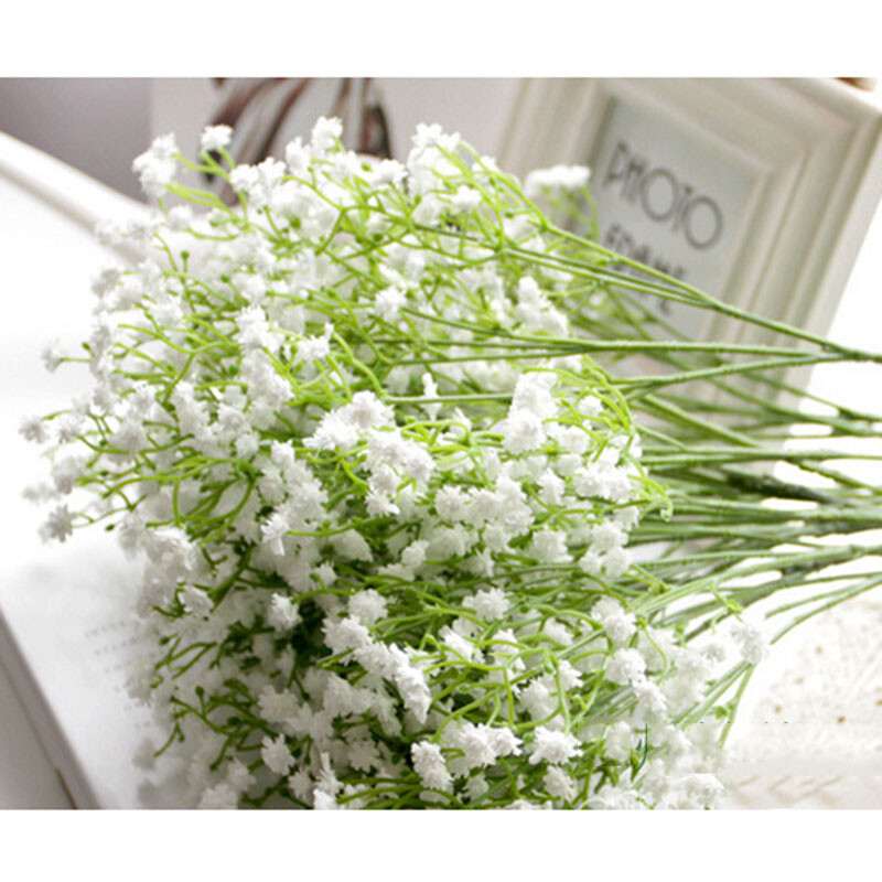 Kunstlik kipslill lillelillega võltssiidist pulmapeokimbu kodukaunistus