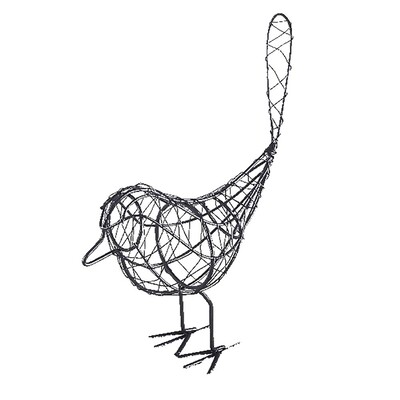 Metallist käsitöö raudtraat linnumudel Loomadekoratsioon Koduaia kaunistamiseks kingitus