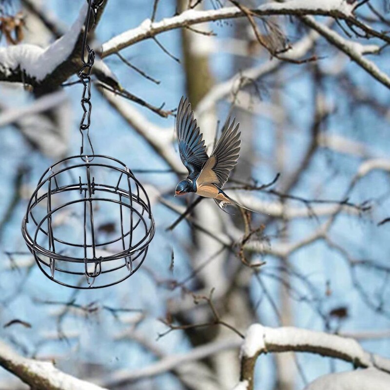 Suet Ball Feeder Bird Suet Balls Holiday for Bird Feeder Μεταλλικό Bird Feeder Fat Ball Bird Feeders Energy Suet Ball J5G5