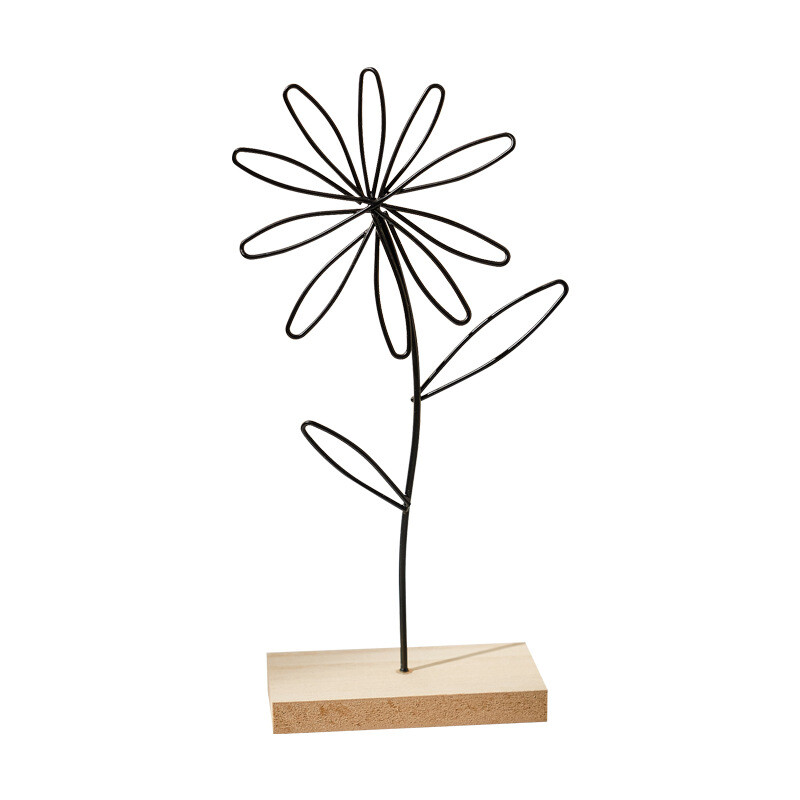 1 τμχ Σιδερένια διακόσμηση με λουλούδια Nordic Style Δημιουργική Είσοδος Σαλονιού Σπιτιού Ντουλάπι κρασιού Μεταλλική χειροτεχνία Διακόσμηση γραφείου