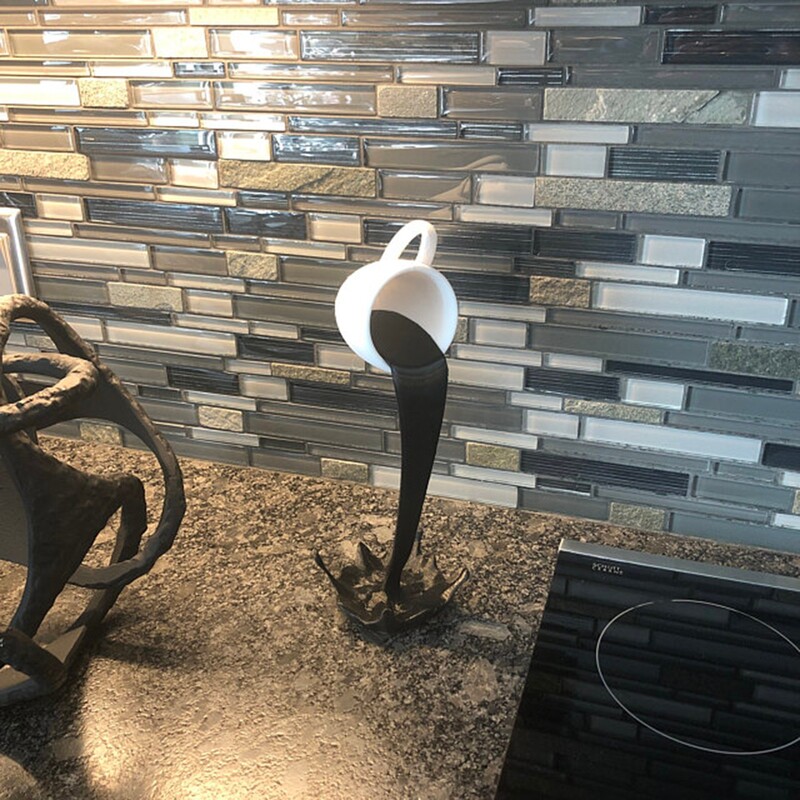 Vaigukujud Ujuv kohvitass Kunst Skulptuur Köök Kodukaunistus Kuju Käsitöö Valamine Vedeliku Pritsmekohvikruus