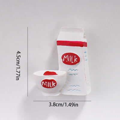 Τρισδιάστατο μοντέλο φαγητού Μαγνήτες ψυγείου Κινούμενα σχέδια Τσάντα ψωμιού Ψυγείο Μαγνητικό αυτοκόλλητο Δώρα Θήκη μηνύματος φωτογραφίας Αυτοκόλλητο ψυγείου κουζίνας