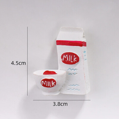 Simulatsioon Toidu külmkapimagnetid Külmkapp Magnetkleebised Vaigust muna Kodukaunistus Nordic Ins Dekoratsioonimagnetid külmikutele