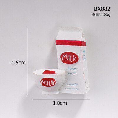 3D naljakas toidusimulatsiooni mudel külmkapimagnetid multifilmi külmkapi magnetilised isikupärastatud kleebised sõnumi dekoratiivmagneti jaoks