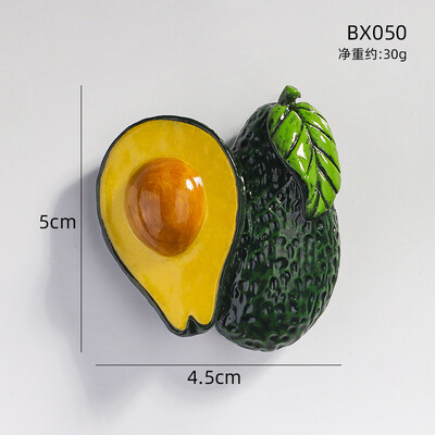 3D naljakas toidusimulatsiooni mudel külmkapimagnetid multifilmi külmkapi magnetilised isikupärastatud kleebised sõnumi dekoratiivmagneti jaoks