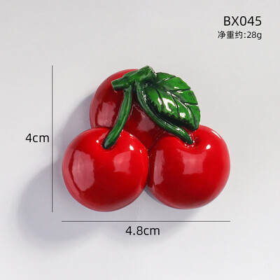 3D naljakas toidusimulatsiooni mudel külmkapimagnetid multifilmi külmkapi magnetilised isikupärastatud kleebised sõnumi dekoratiivmagneti jaoks