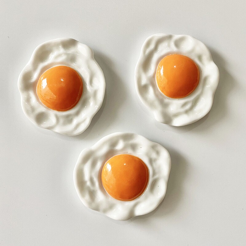 Mieli animaciniai šaldytuvo lipdukai su kiaušinių ir pieno dizaino krištolo namų dekoracijomis