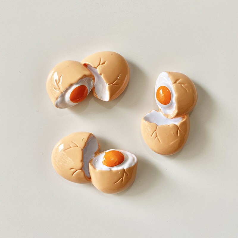 Mieli animaciniai šaldytuvo lipdukai su kiaušinių ir pieno dizaino krištolo namų dekoracijomis