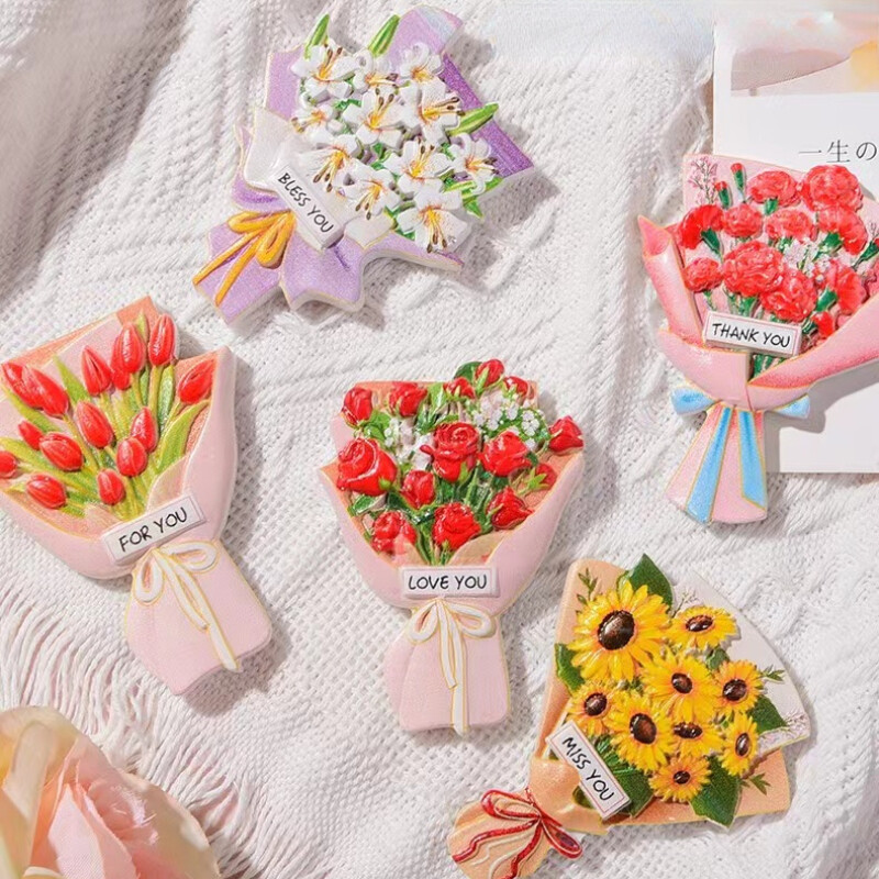 Külmkapimagnet Loomingulised kingitused Magnetiline 3D vaigukimp Külmkapimagnetiga kodukaunistus