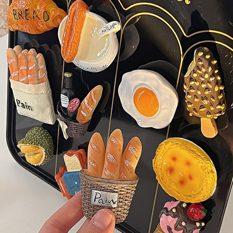 Külmkapimagnetid, multifilmi toidukülmkapimagnetid, armsad dekoratiivmagnetid, isikupärastatud külmkapimagneti kapp