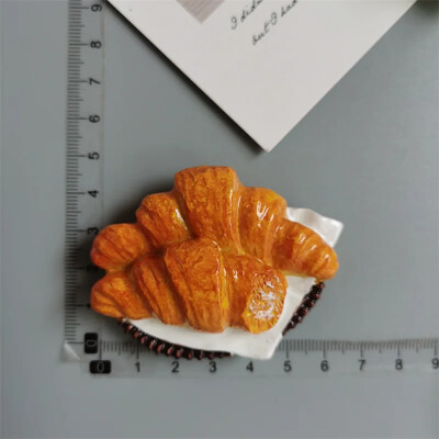 Toidumagnetid Hot Dog Friikartulid Pizza RefRigeRatoR Kleebi Muna Leib Hamburger Mais Külmkapi kleebis Kodukaunistus