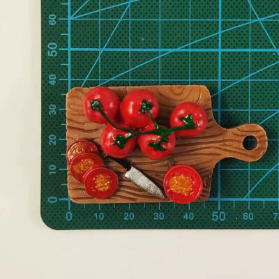 3D külmkapimagnetid kodukaunistusteks, külmkapimagnet, arbuus, aedvili, tomat, tšilli, banaan, mereannid, kleebised