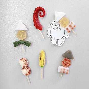 Bionic Food Fridge Magnets 3d Simulation Food Cute Refrigerator Magnetic Stickers for Photo Magnetic Sticker Διακόσμηση κουζίνας