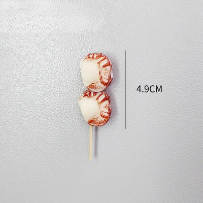 Bioniniai maisto šaldytuvo magnetai 3D imitaciniai maisto produktai mieli šaldytuvo magnetiniai lipdukai, skirti fotomagnetiniams lipdukams virtuvės dekoravimui
