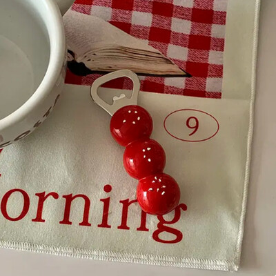 Κορεάτικο Ins Ανοιχτήρι μπύρας Kawaii Candied Haws Cheese Ψυγείο Μαγνήτες Διακόσμηση σπιτιού Κουζίνα Gadget Χαριτωμένο μπρελόκ ανοιχτήρι μπουκαλιών