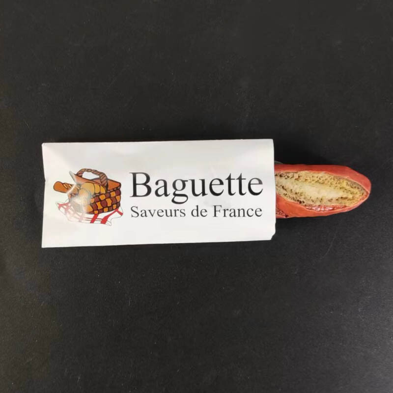 Roughage Baguette-Δημιουργικό τρισδιάστατο μαγνητικό αυτοκόλλητο ψυγείου, Αναμνηστικό μαγνήτη ψυγείου, Αξεσουάρ διακόσμησης σπιτιού