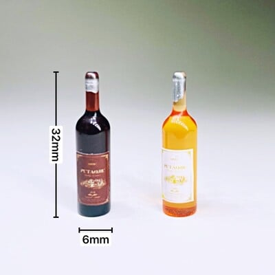 10 τεμ. Drinking Wine White Bottle Charms for Pendent Jewelry Making Supplies Μπρελόκ κολιέ σκουλαρίκια DIY Findings Αξεσουάρ