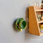 Kreativna šalica kave Cvjetna šalica Magnet za hladnjak Popodnevni čaj Smola 3D Simulacija smole Magnetski hladnjak Slatke naljepnice za hladnjak