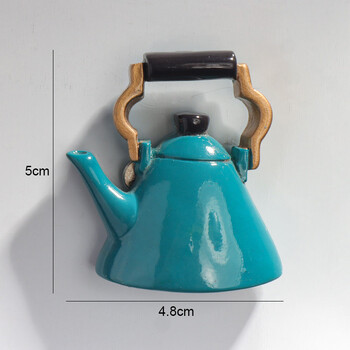 Βραστήρας Teapot Style Refrigerator Magnetic 3D αυτοκόλλητα, Διακόσμηση σπιτιού, Μαγνήτες Ψυγείου Τροφίμων, Αξεσουάρ Ταξιδιωτικά Αναμνηστικά