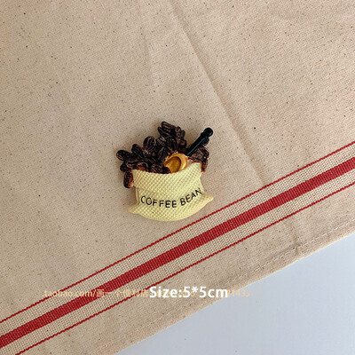 Kodukaunistus Toit Kohvi seeria magnetilised külmkapi magnetid köögikleebised magnetiline 3D reisimeene