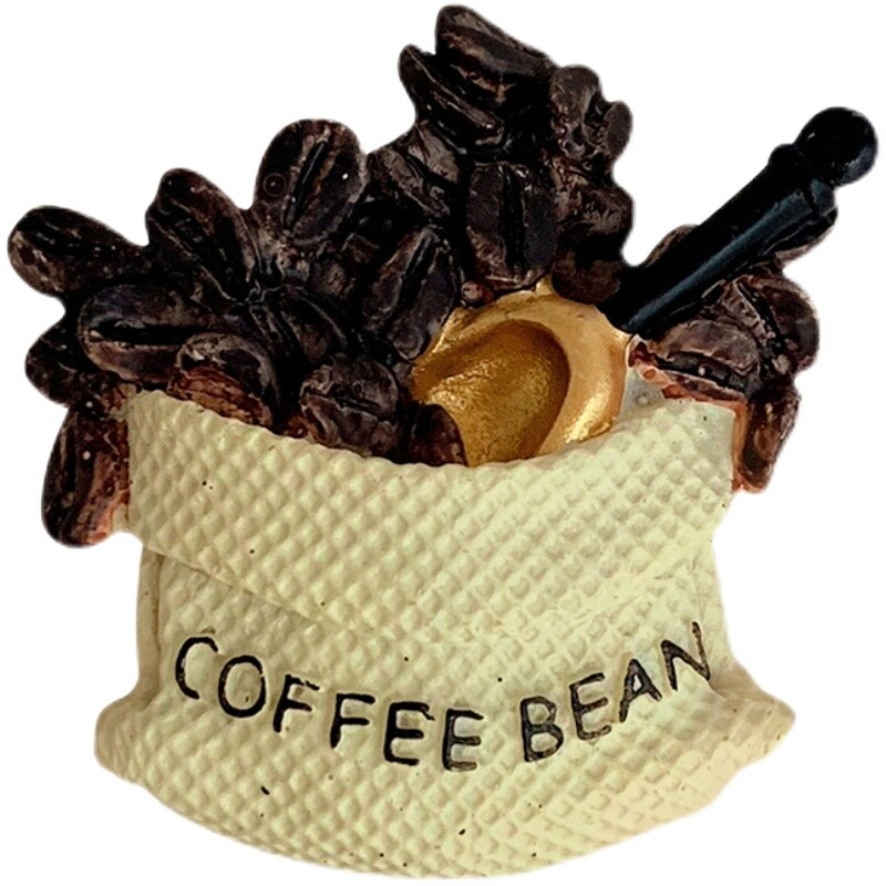 Kodukaunistus Toit Kohvi seeria magnetilised külmkapi magnetid köögikleebised magnetiline 3D reisimeene