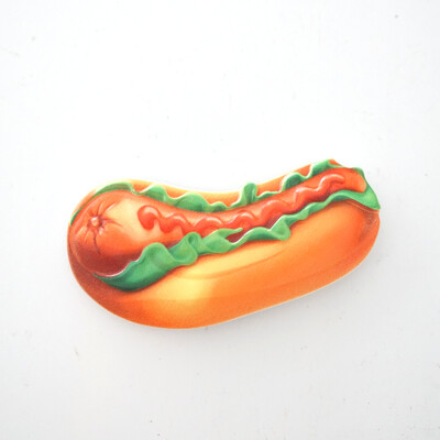 1 tk, Hamburgeri külmikumagnetid, Hot Dog Sandwich Pizza külmiku kleebis, värviline koduköögi sisustusega pühadekingitus