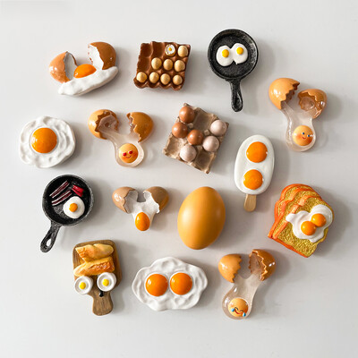 Simulare Ou Magneti Frigider Autocolante magnetice Frigider Stil Alimentar Decoratiuni pentru casa