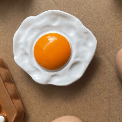 Προσομοίωση Αυγό Ψυγείο Μαγνήτες Ψυγείο Μαγνητικά αυτοκόλλητα Διακοσμητικά σπιτιού σε στυλ τροφίμων